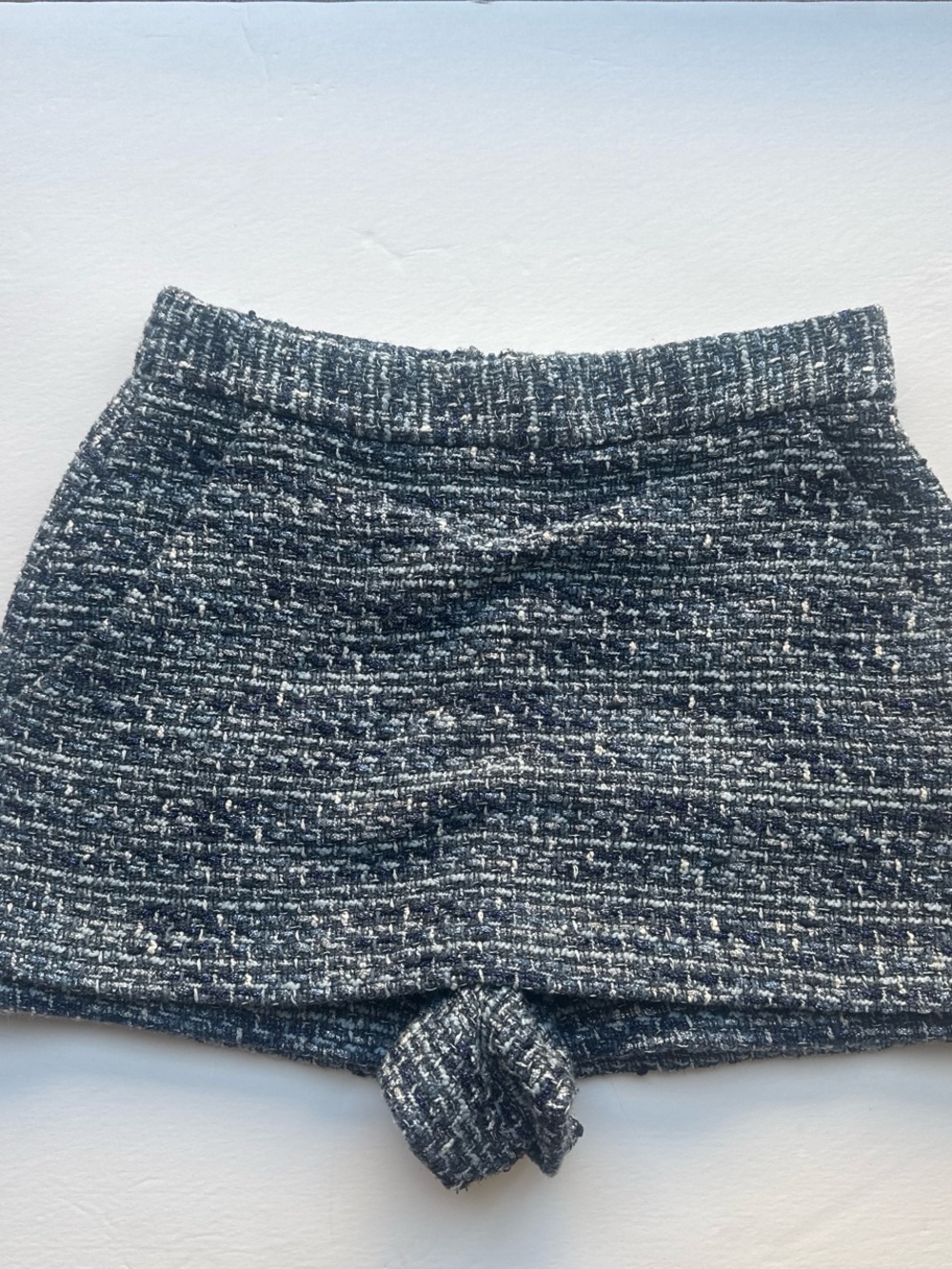 Maje Blue  & White Tweed Skort